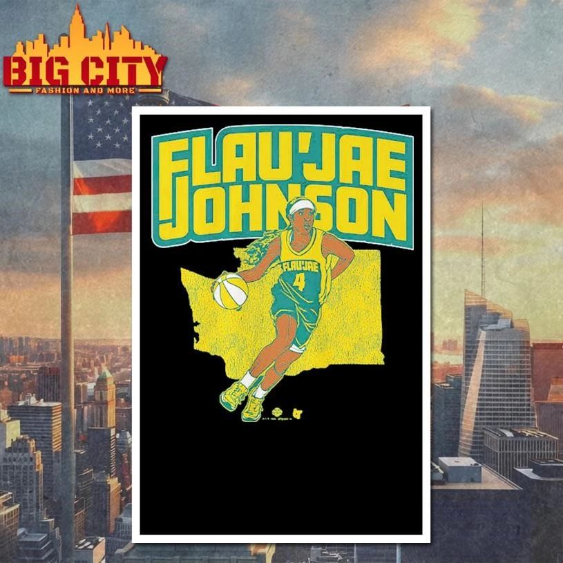 Flau’jae Johnson State Star Seattle Graphic Shirt