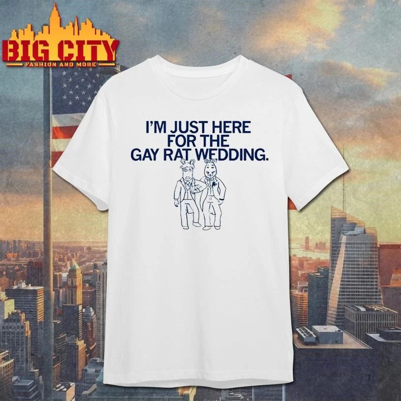 Gay rat wedding graphic shirt