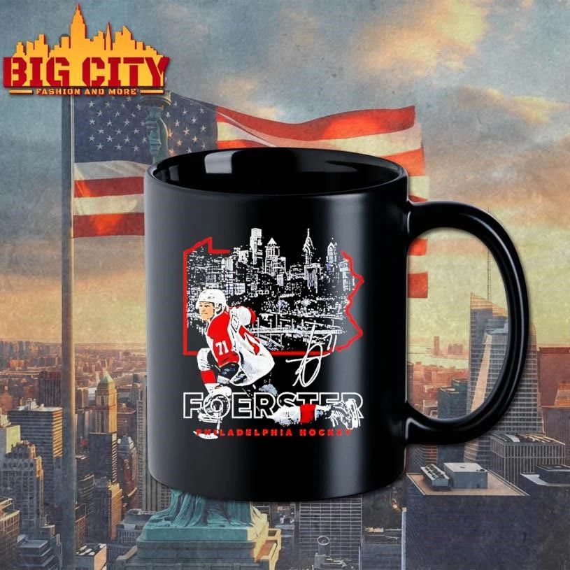 Tyson Foerster Philadelphia Map Skyline Signature Shirt