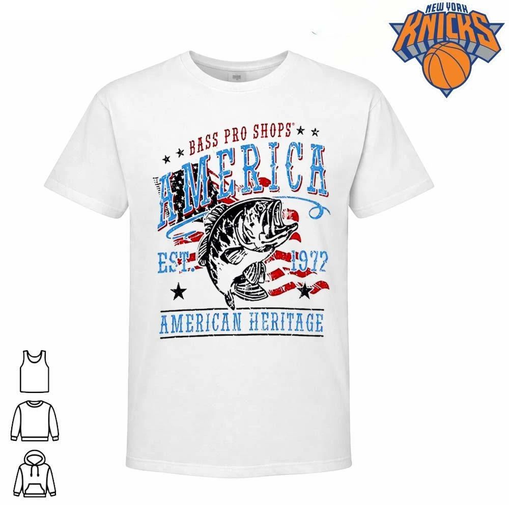 Mitchell Robinson Bass Pro Shops America Knicks Game 3 Shirt