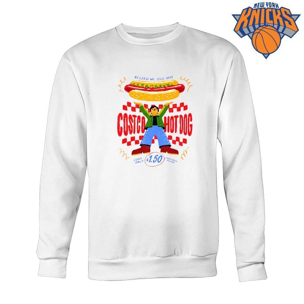 Funny Retro Costco Hot Dog Graphic Tee Shirt
