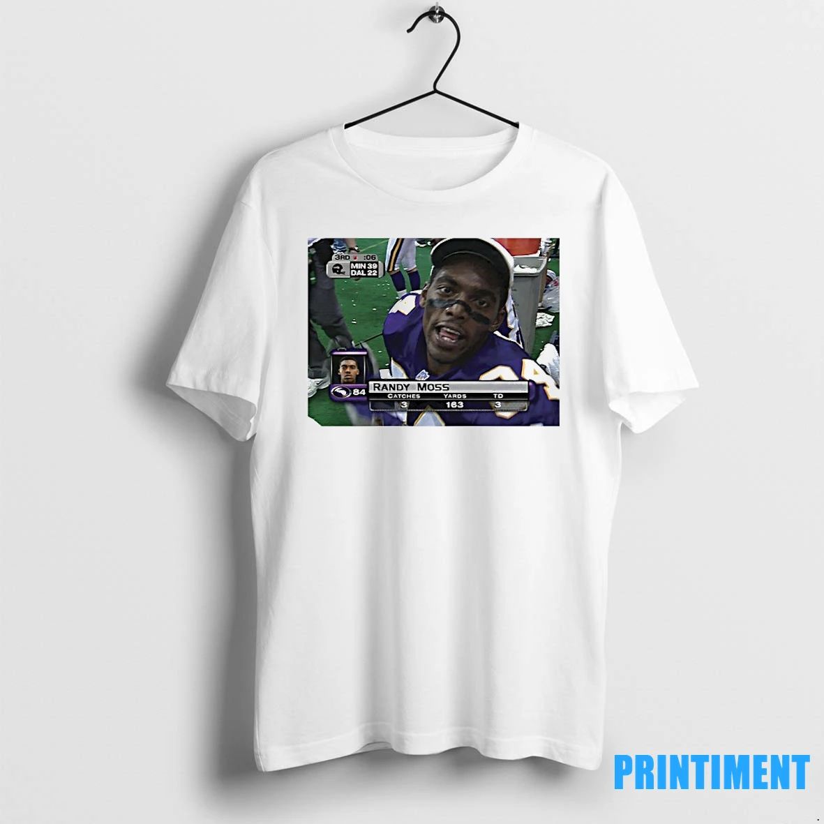 Randy Moss Minnesota Vikings Portrait Tshirts Sweater