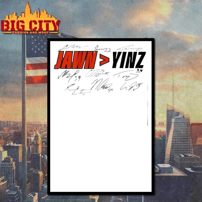 Funny Philadelphia Hockey Jawn Yinz Signature Shirt