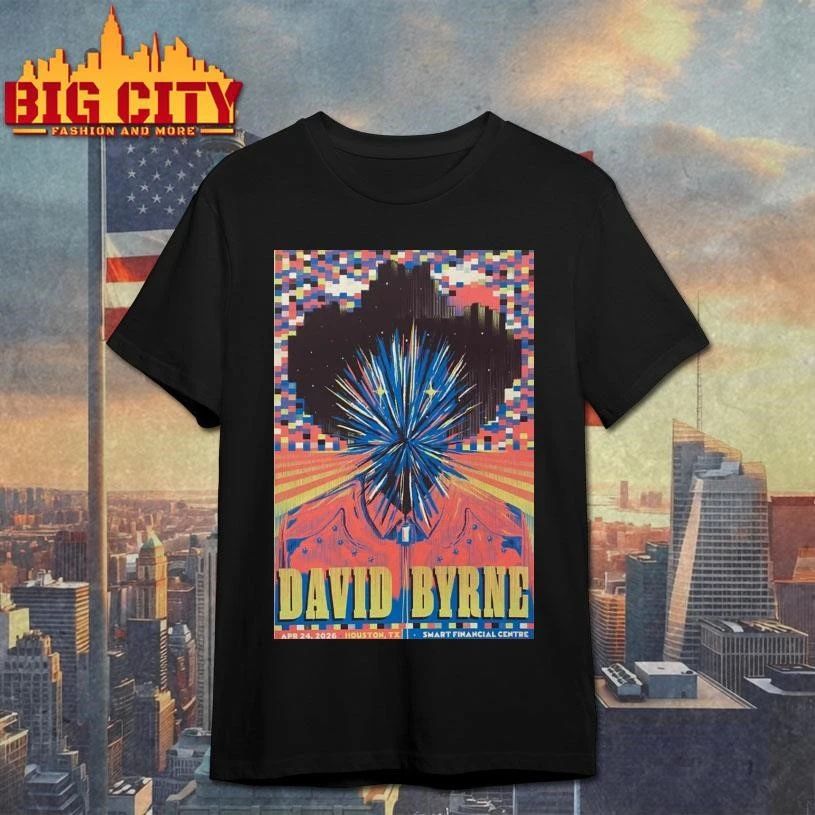 David Byrne Apr 24 2026 Houston Poster Shirt
