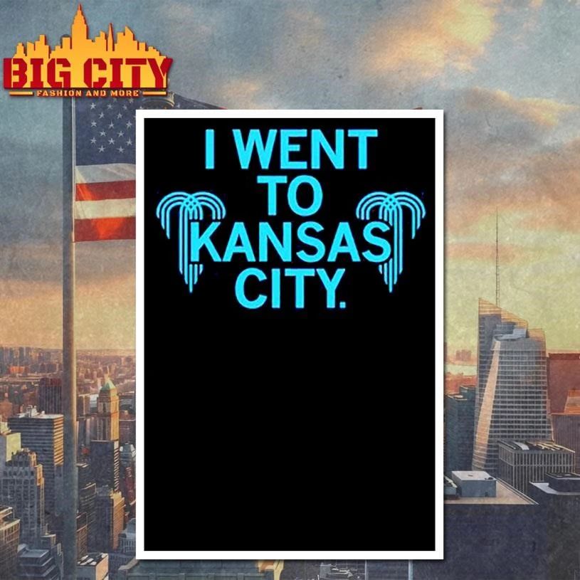 Awesome I went to Kansas City graphic shirt