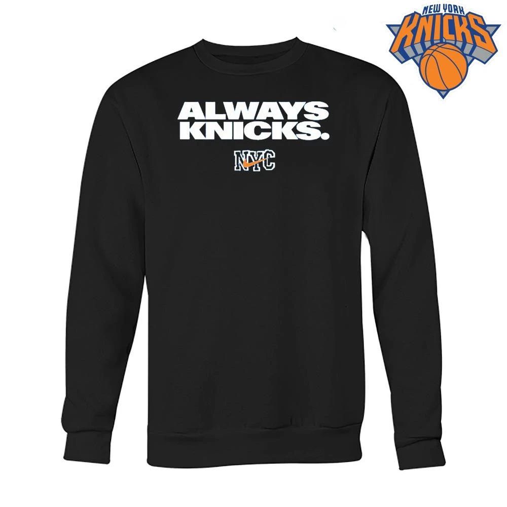 Always Knicks NYC Basketball Typography Minimalist Graphic Design NBA Finals 2026 Shirt