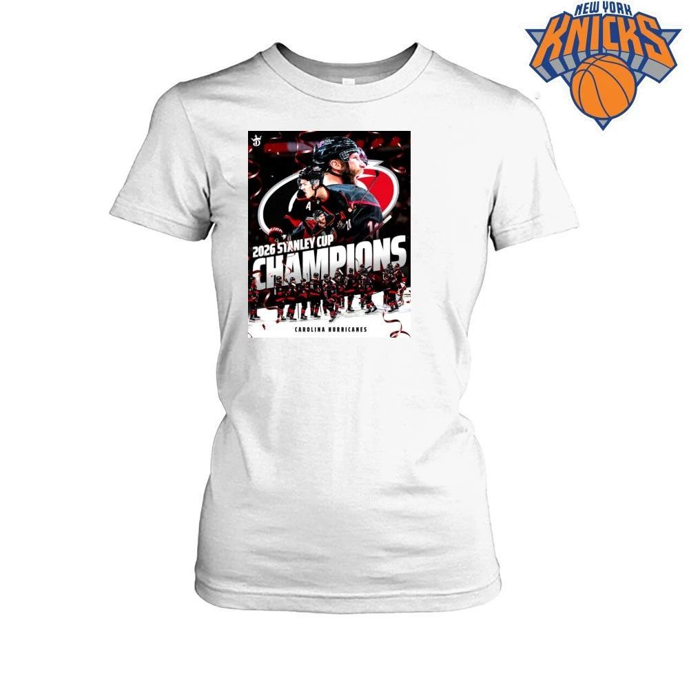Carolina Hurricanes Stanley Cup Champions 2026 Roster Celebration T Shirt