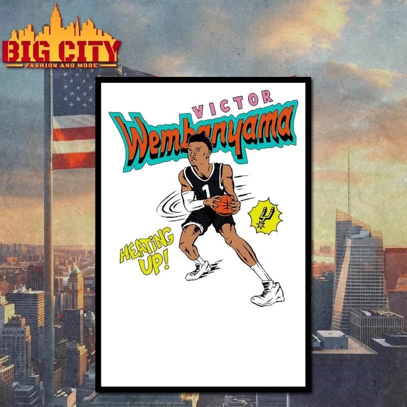 Victor Wembanyama San Antonio Spurs Homage Comic Book Shirt