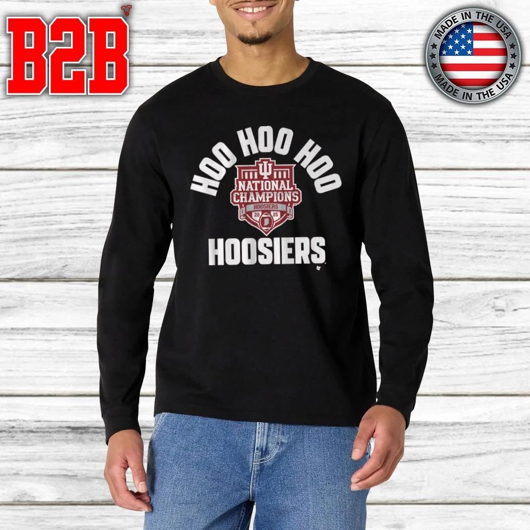 Indiana Football Hoo Hoo Hoo Hoosiers CFP National Champions Shirt