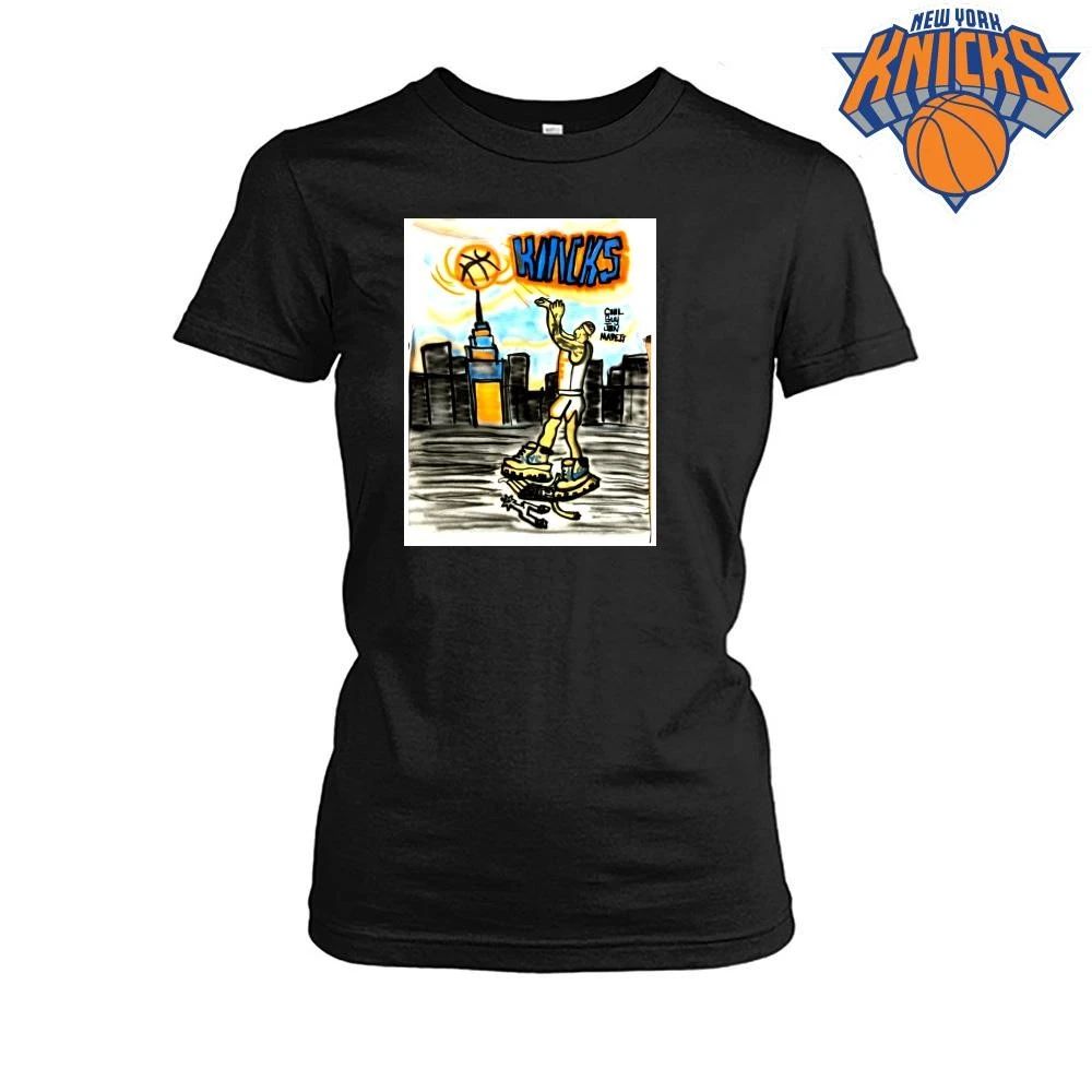 Victor Wembanyama Spurs vs Knicks Poster Style Basketball Fan 2026 NBA Finals Shirt