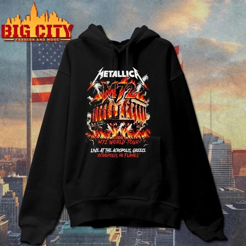 Metallica M72 World Tour Athens Show At Olympic Stadium Greece Athens Invasion On May 9 2026 Shirt