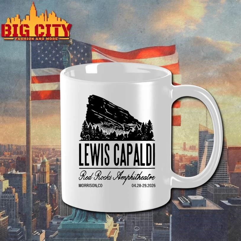 Funny Lewis Capaldi Apr 28-29 2026 Red Rocks Graphic Shirt