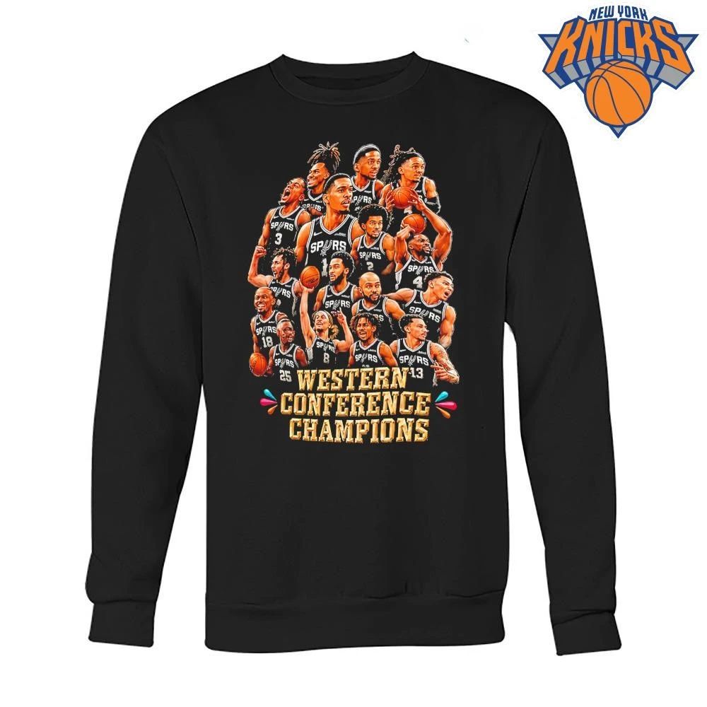 Spurs 2026 Western Conference Champions Shirt