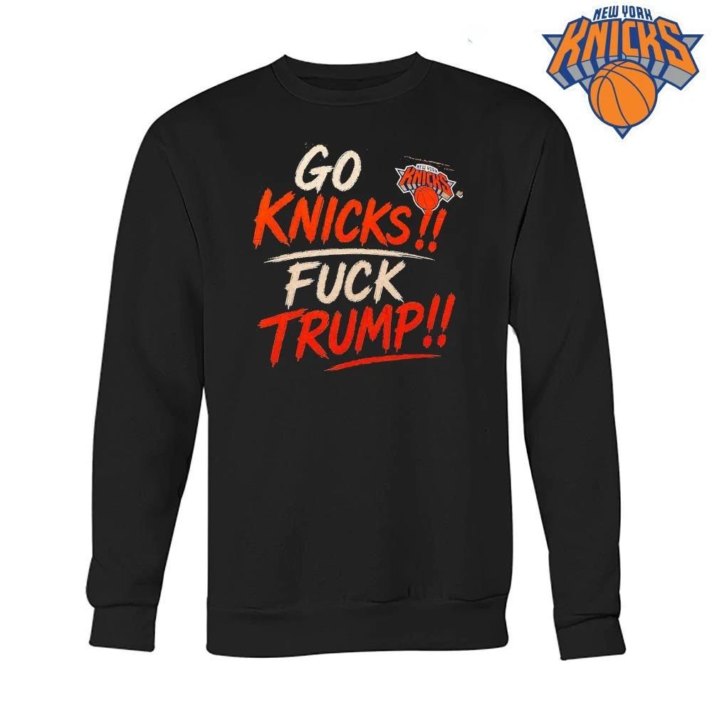 Go Knicks Fuck Trump New York Forever NBA Finals 2026 Shirt