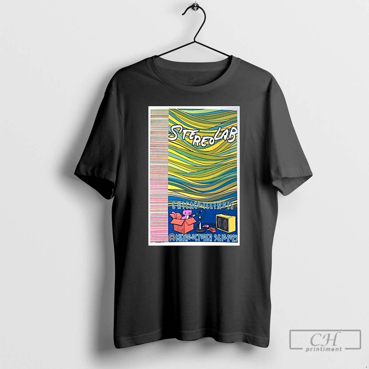 Premium Stereolab Chicago Il Shows October 9 10 2025 Long Sleve T Shirts