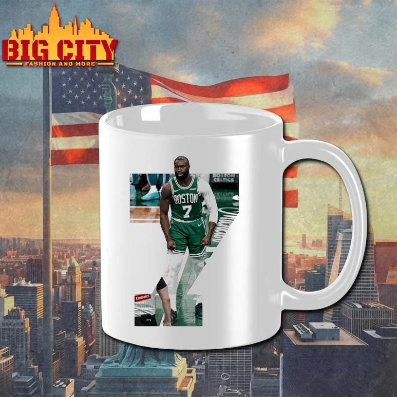 Jaylen Brown Boston Celtics 100 straight playoff games with double-digit 7 Shirt