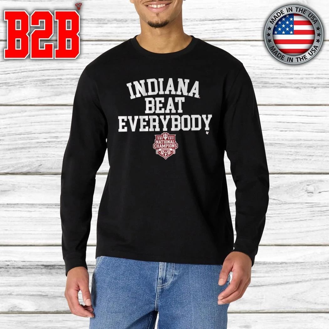 Indiana Football Indiana Beat Everybody 2025 CFP National Champions Shirt