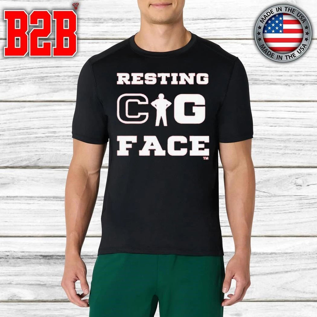 Aaron Matas Hoosiers Resting Cig Face Shirt