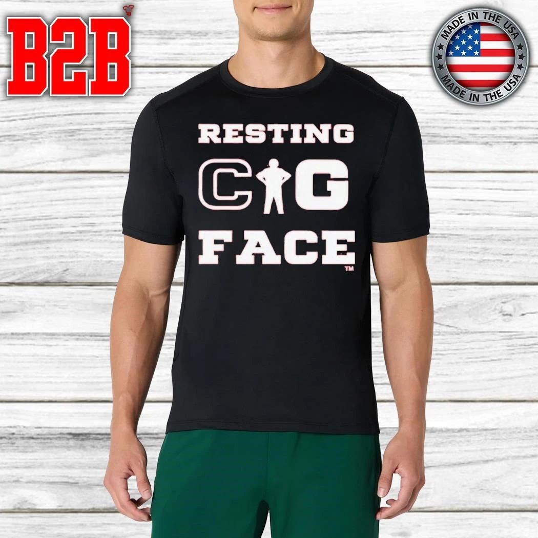 Aaron Matas Hoosiers Resting Cig Face Shirt
