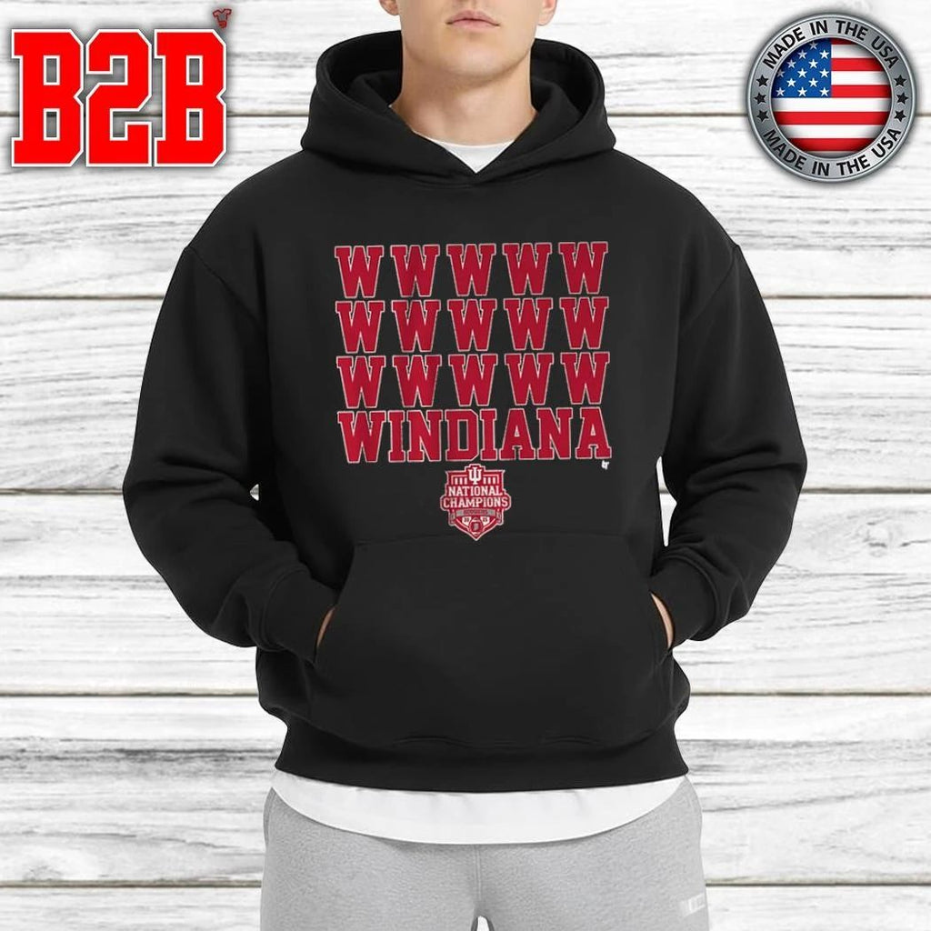 Indiana Football Windiana 2025 National Champions Shirt
