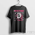 Premium Halloween Pink Coquette Cancer Breast Cancer Awareness T Shirts