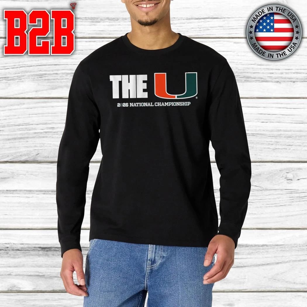 Miami Football The U CFP National Championship Shirt