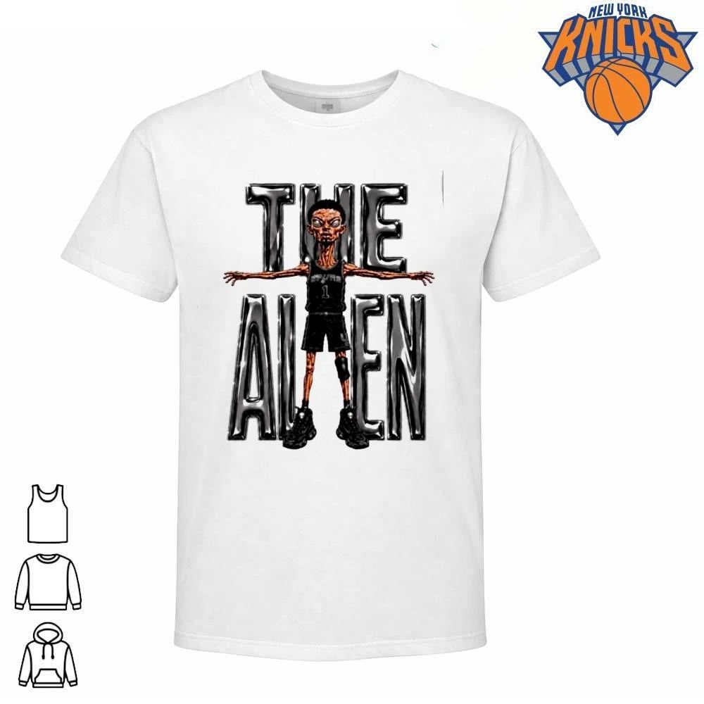Vintage San Antonio Spurs Victor Wembanyama The Alien Chrome Graphic Shirt