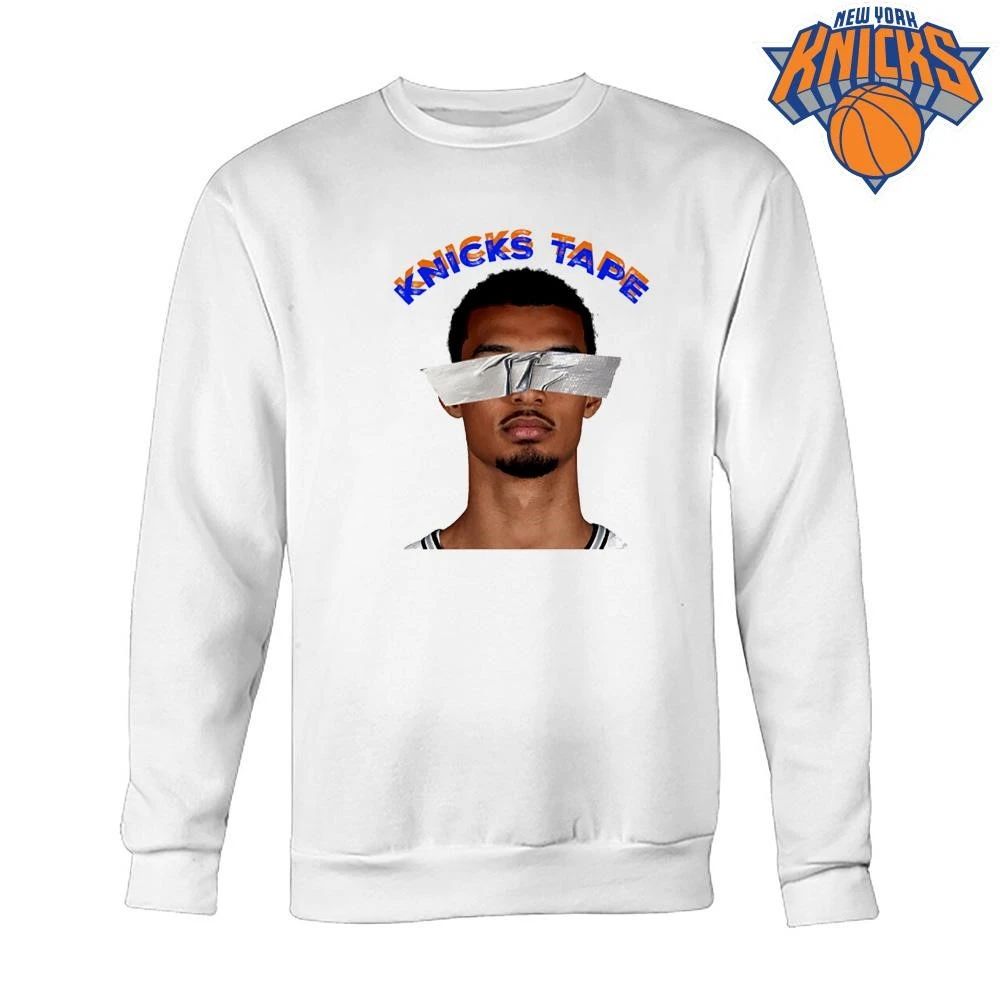 Victor Wembanyama Knicks Tape Duct Tape Over Eyes Meme 2026 NBA Finals Shirt