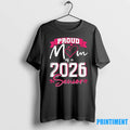 Proud Mom Of A 2026 Senior Typography Design Tshirts Sweater