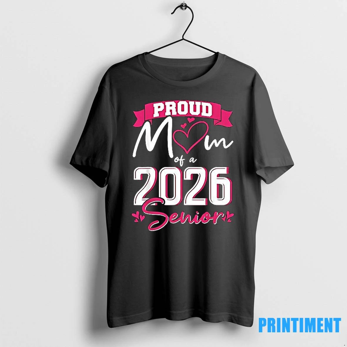 Proud Mom Of A 2026 Senior Typography Design Tshirts Sweater