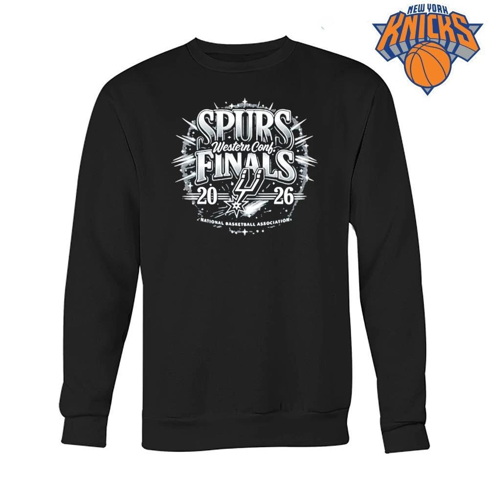 Vintage San Antonio Spurs Western Conference Finals 2026 Graphic T Shirt