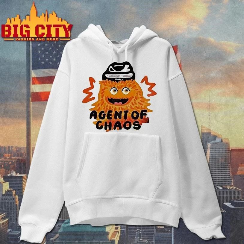 Original Gritty Philadelphia Flyers Mascot Agent Of Chaos Shirt