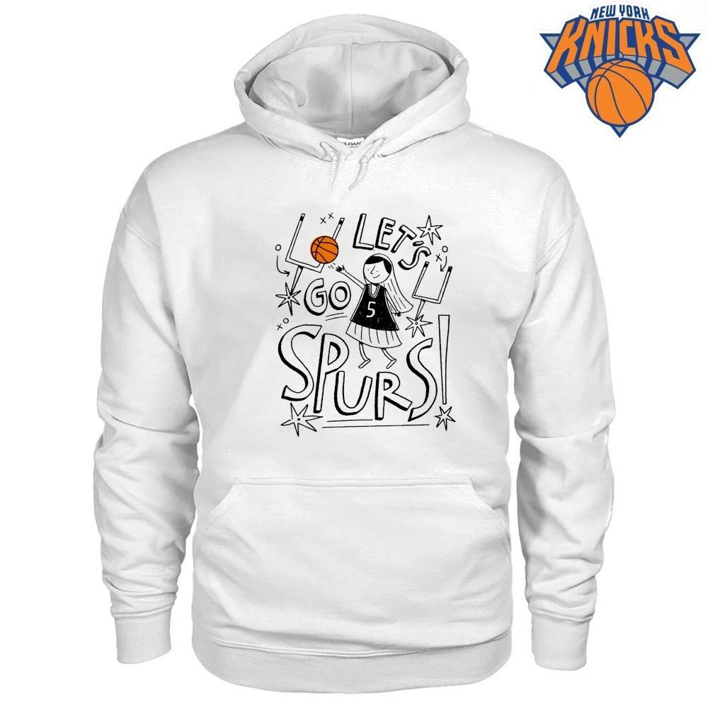 San Antonio Spurs Lets Go Spurs Number 5 Cute Doodle Art Drawing NBA Finals 2026 Shirt