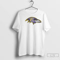 Classic 2025 Baltimore Ravens Breast Cancer Awareness Logo 2 Sided