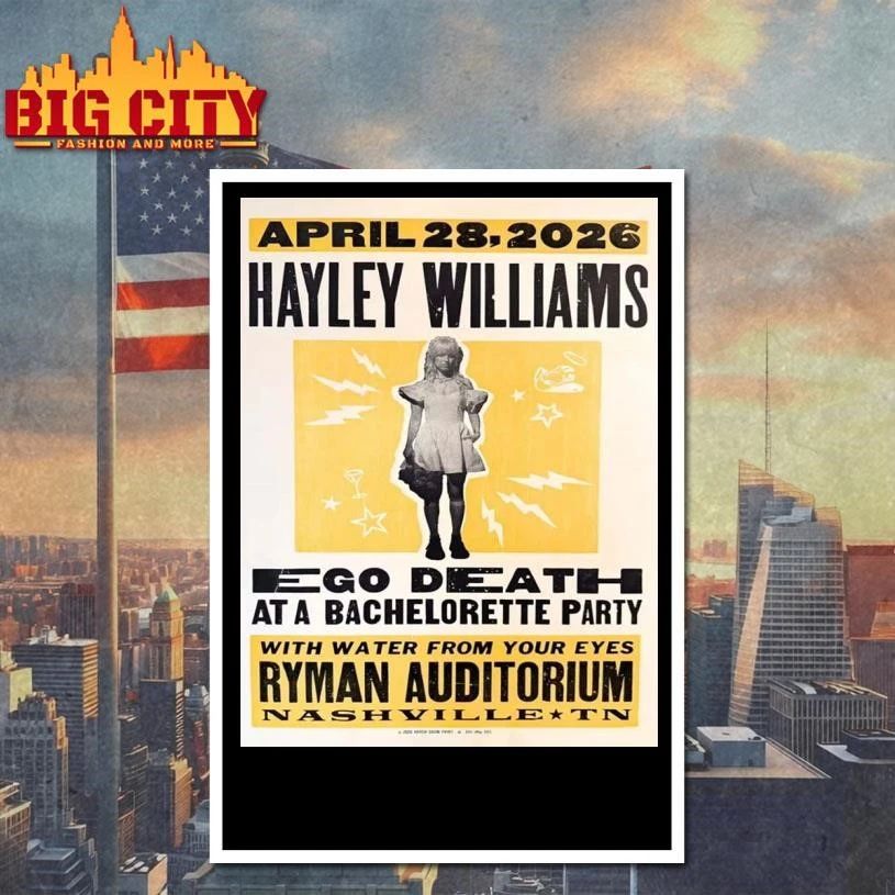 Halley Williams Nashville Tennessee 2026 Night 3 Venue Poster Shirt