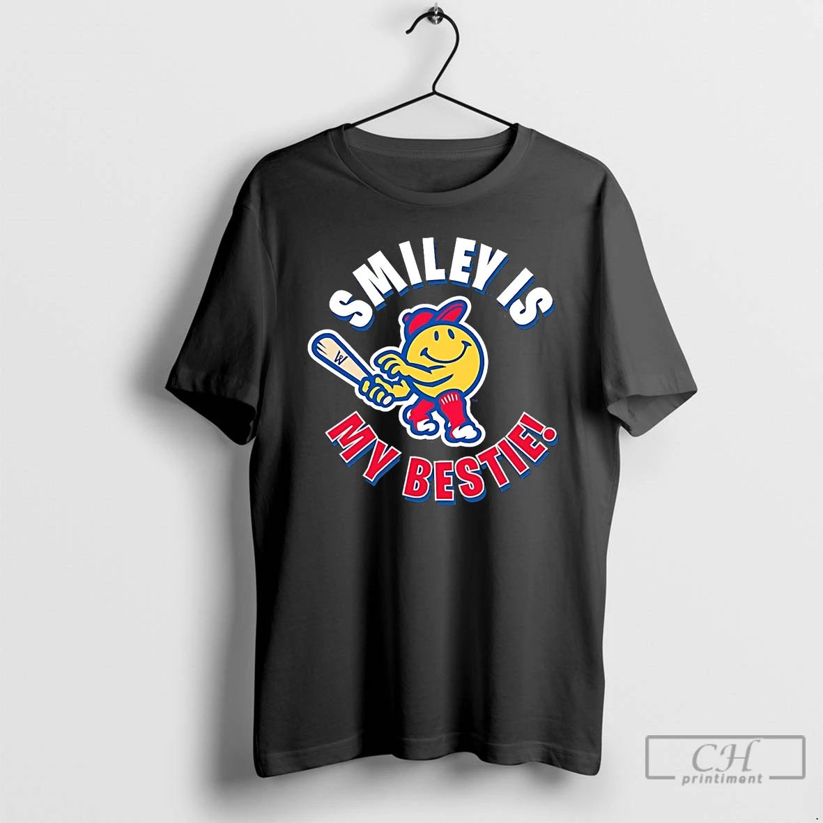 Premium Worcester Red Sox Smiley Is My Bestie T Shirts