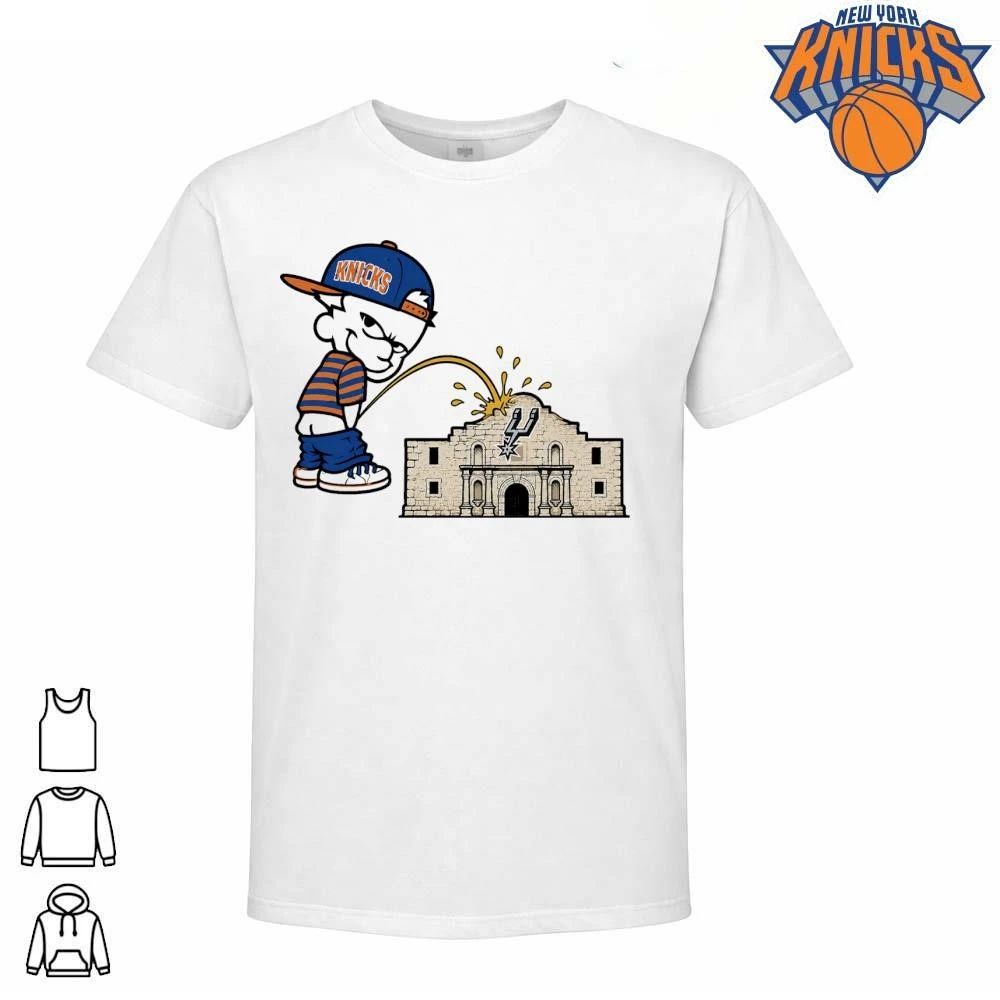 Peeing Knicks Boy San Antonio Spurs The Alamo NBA Finals 2026 Shirt