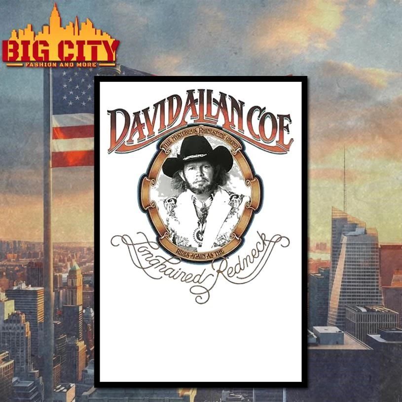 David Allan Coe Longhaired Redneck 2026 RIP Graphic Shirt