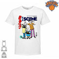 Vintage Old Master Q Cartoon Scene Graphic Shirt