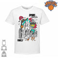 NBA Finals 2026 Spurs vs Knicks Vintage Basketball Graphic Game 4 Shirt