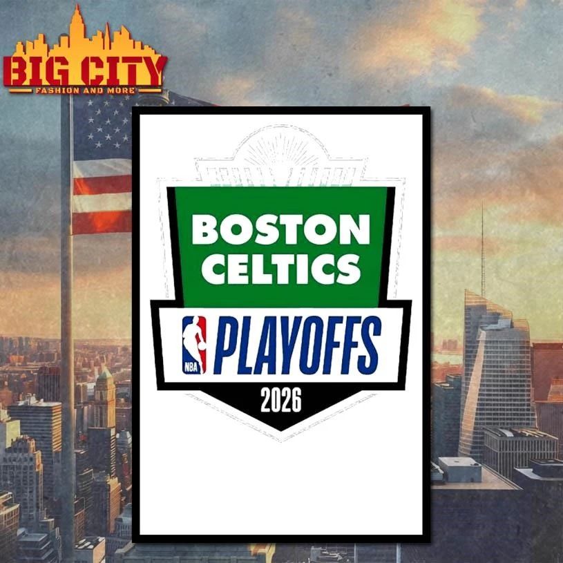 Celtics 2026 NBA Playoffs Participant Pin Graphic shirt