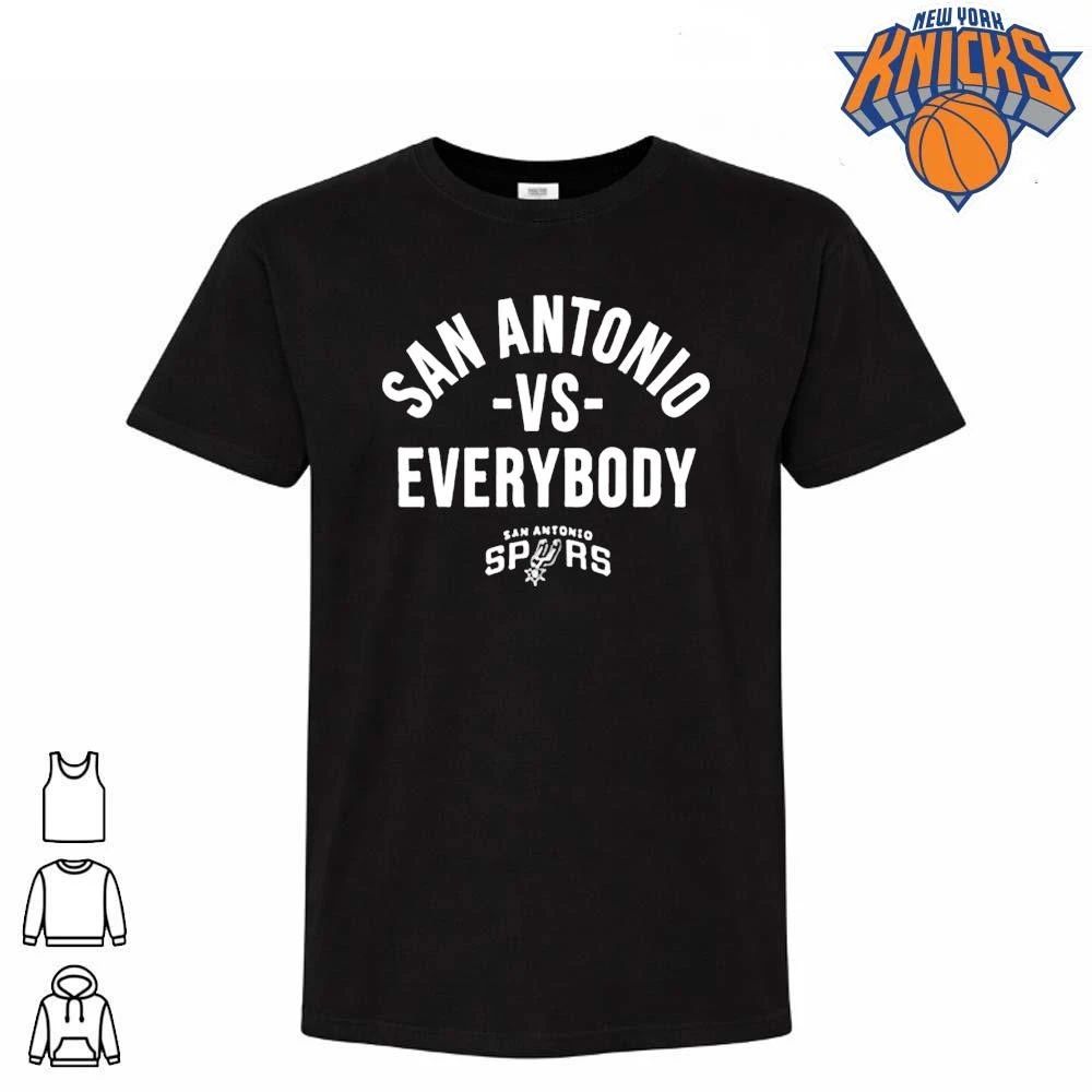 San Antonio Spurs Vs Everybody Black Graphic Style Vintage NBA Finals 2026 Shirt
