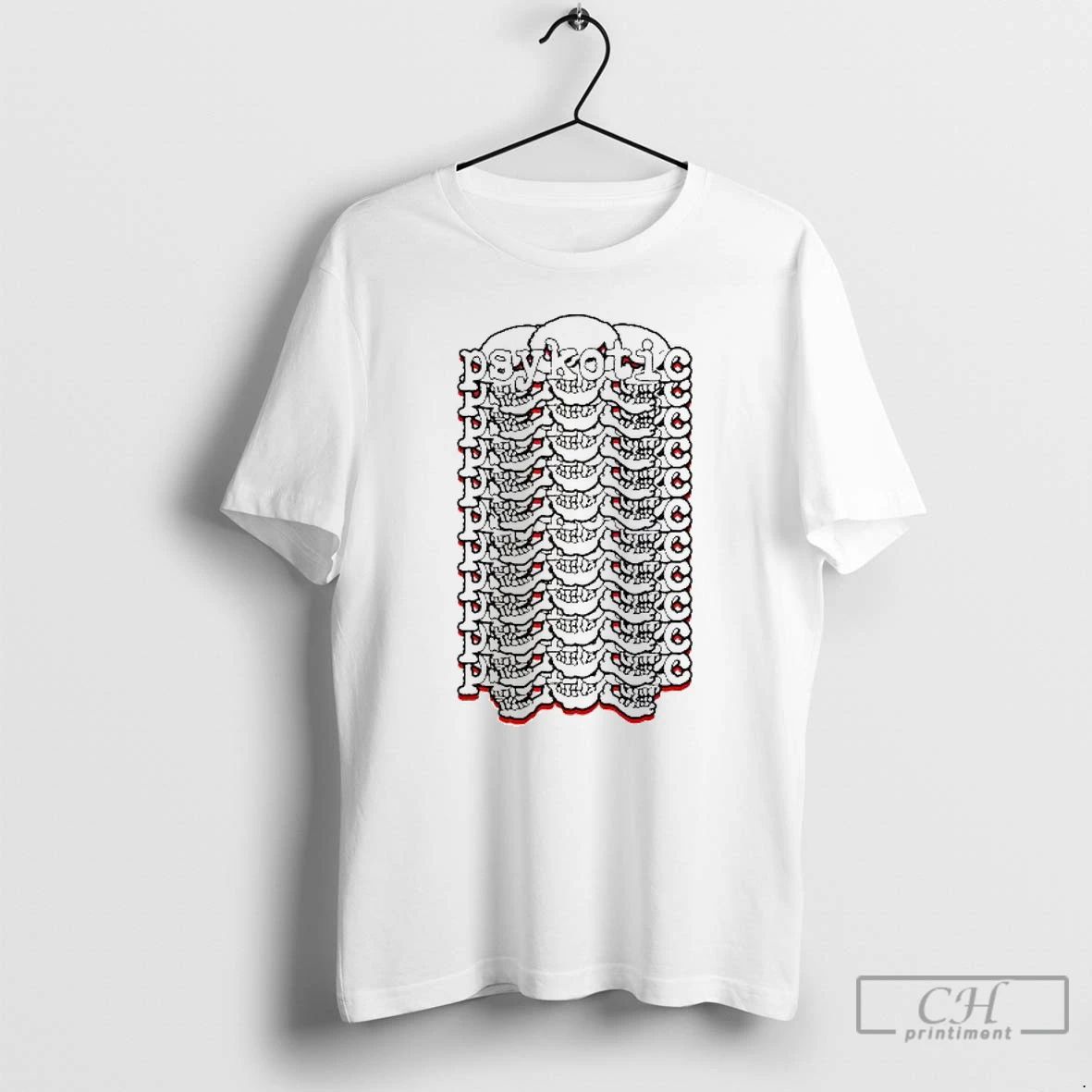 Premium Psykotic Skull Logo T Shirts