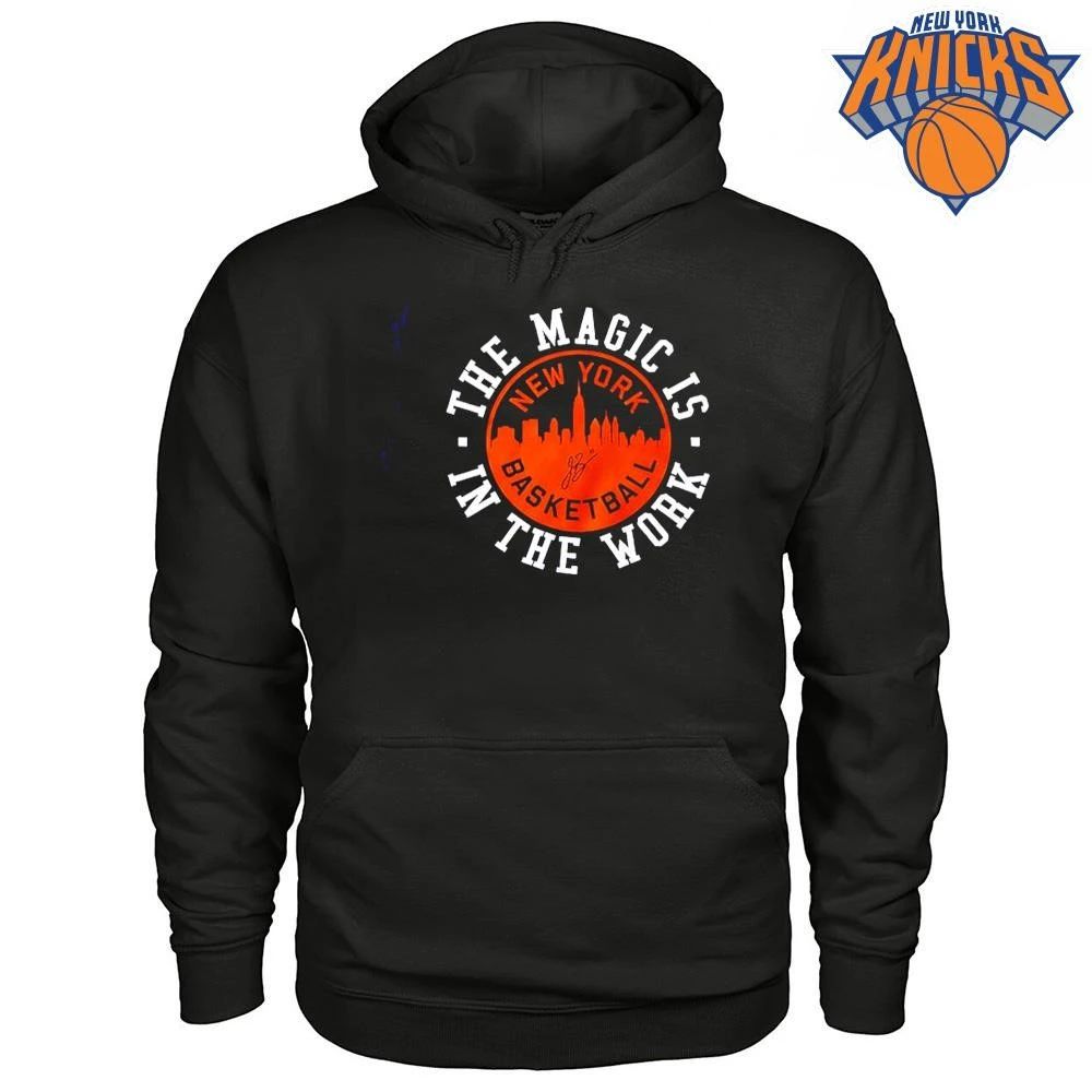 The Magic Is In The Work New York Basketball Skyline NBA Finals 2026 Shirt