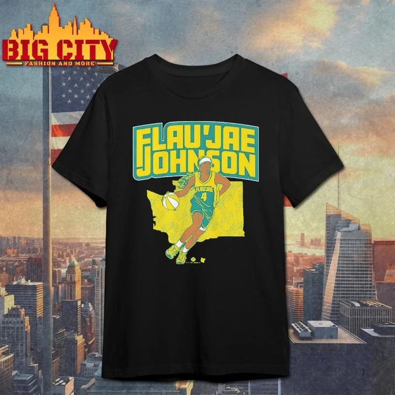Flau’jae Johnson State Star Seattle Graphic Shirt