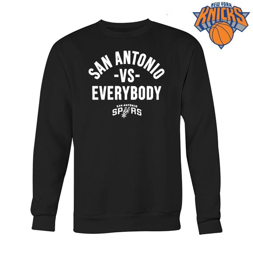San Antonio Spurs Vs Everybody Black Graphic Style Vintage NBA Finals 2026 Shirt
