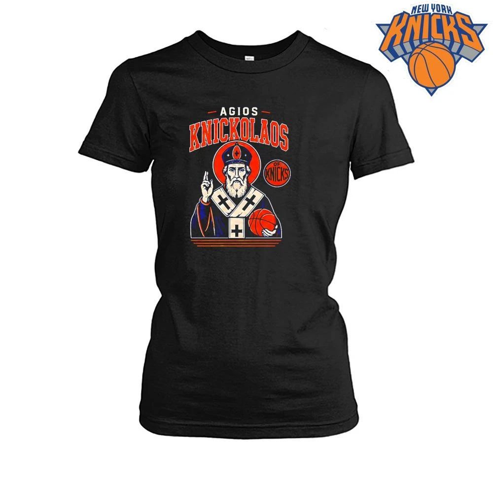 Agios Knickolaos of Knicks Basketball Icon NBA Finals 2026 Shirt