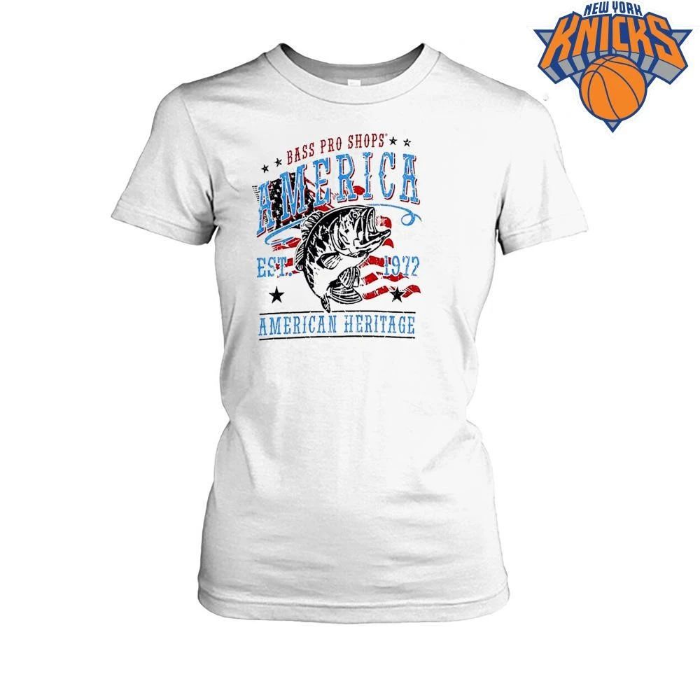Mitchell Robinson Bass Pro Shops America Knicks Game 3 Shirt