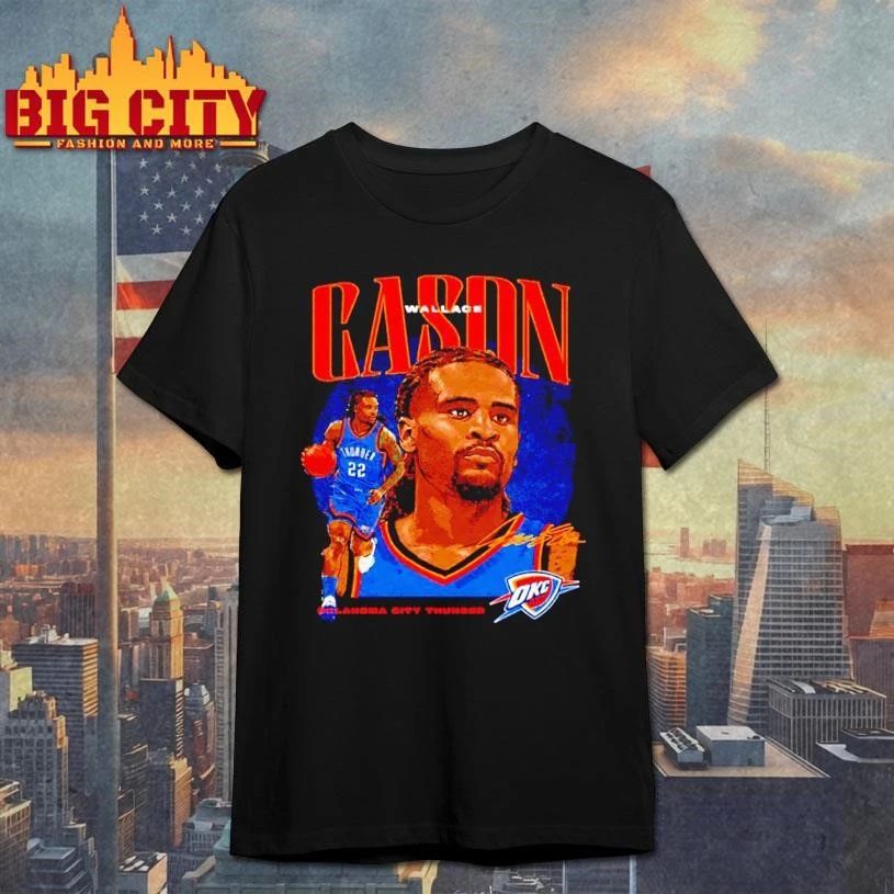Cason Wallace Oklahoma City Thunder Dual signature Shirt