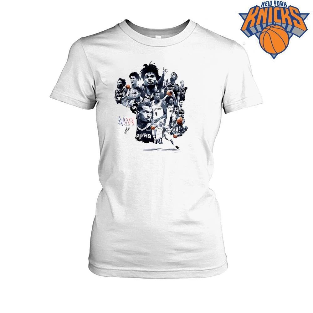 Merci Les Spurs Victor Wembanyama San Antonio NBA 2026 Shirt